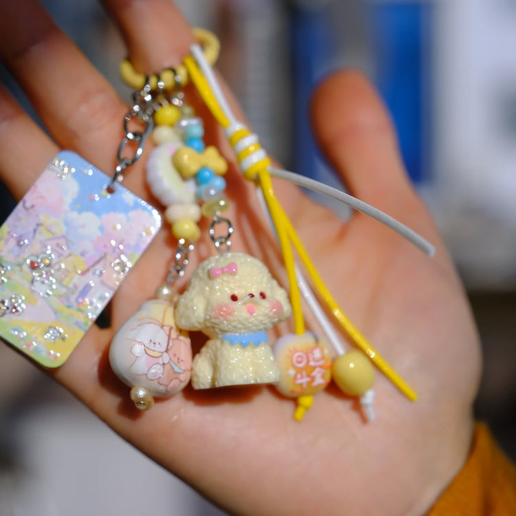 Cute Bean Keychain/Phone Strap/phone charm Blind Box