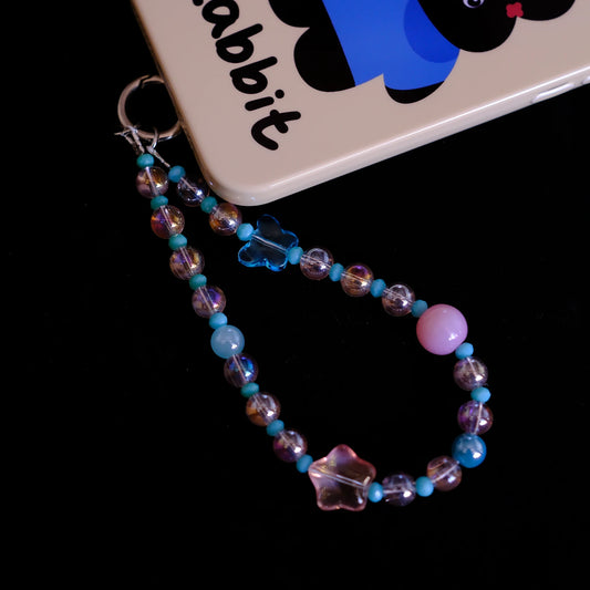 Pastel Star and Flower original handmade phone charms and straps with socialite and fairy style
