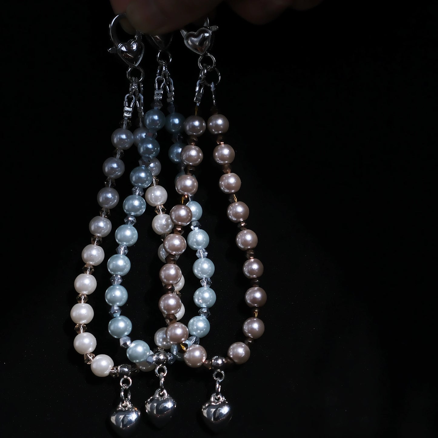 Fine Pearl original handmade phone charms and straps with socialite and fairy style
