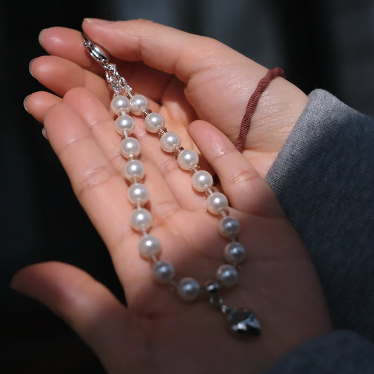 Fine Pearl original handmade phone charms and straps with socialite and fairy style