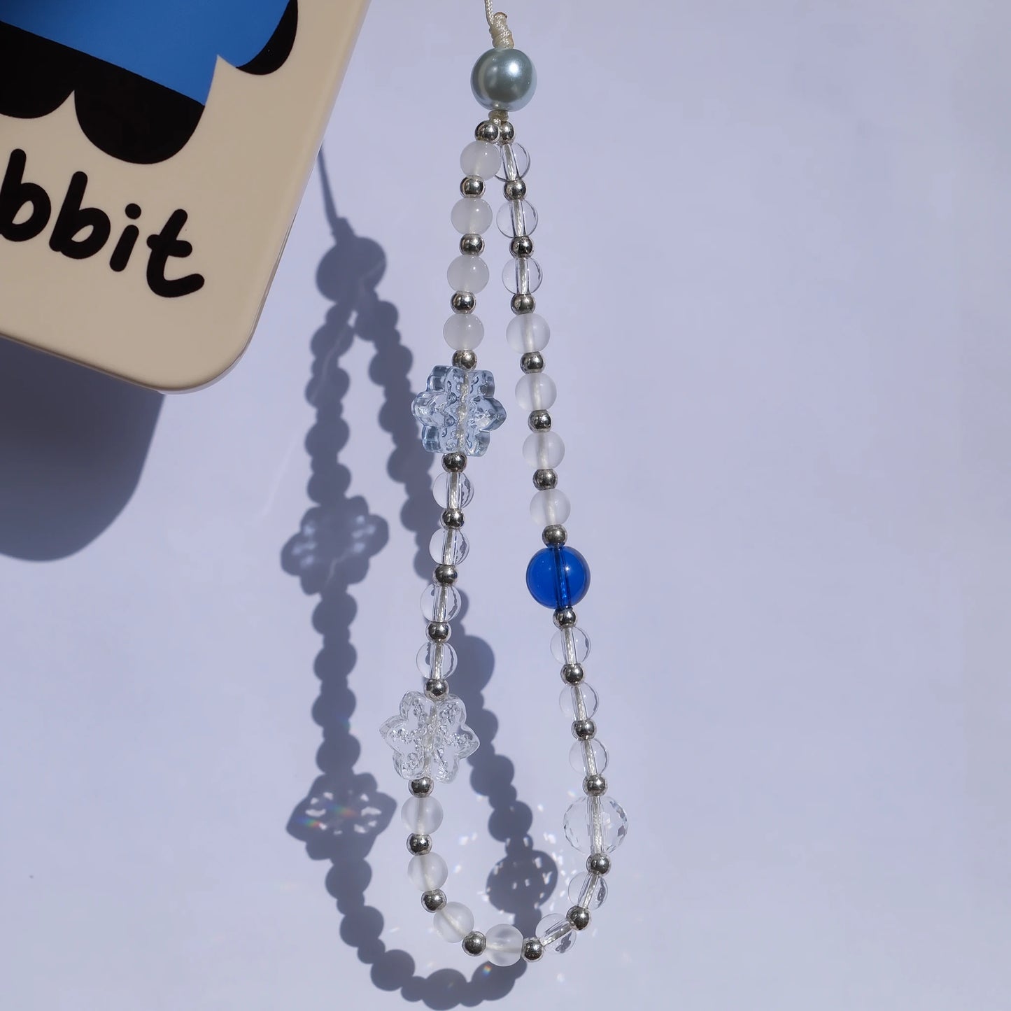 Frosted Glass beaded original handmade phone charms and straps with socialite and fairy style