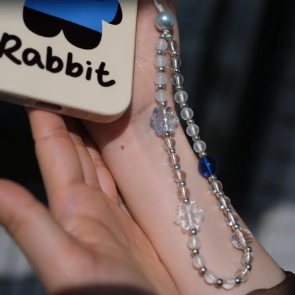 Frosted Glass beaded original handmade phone charms and straps with socialite and fairy style