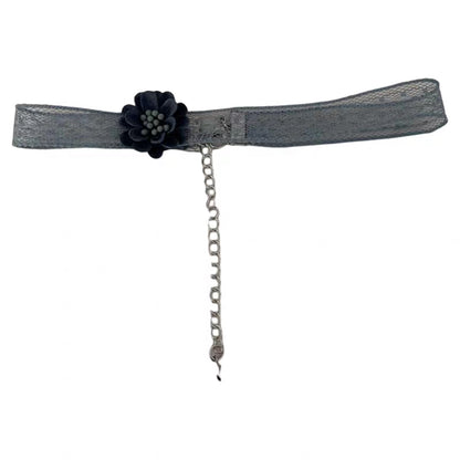 Mesh lace Floral Scarf Necklace/choker/neckerchief