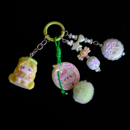 Cute Bean Keychain and Phone Strap Blind Box/phone charm