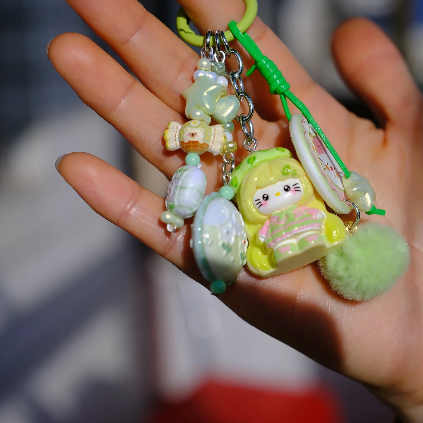 Cute Bean Keychain and Phone Strap Blind Box/phone charm